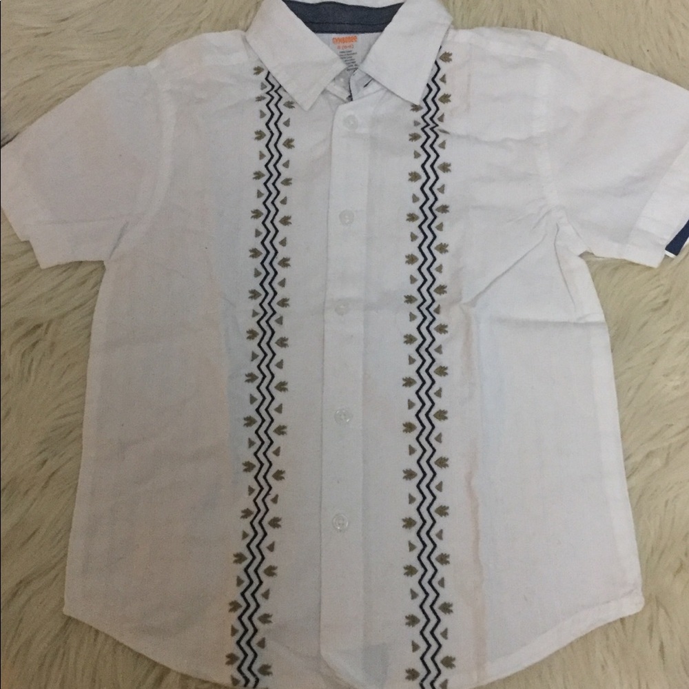 Gymboree button down shirt size 5-6 NWT